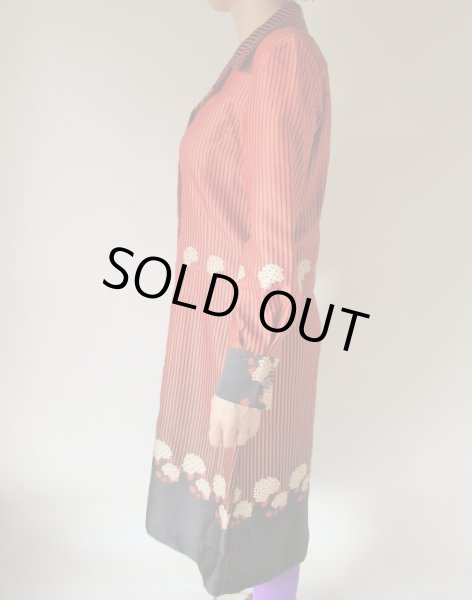 画像4: アジサイとストライプ柄のワンピース (4)