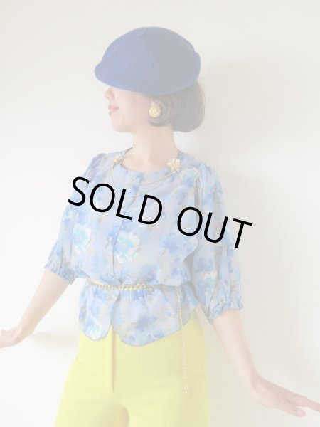 画像3: 【人気★再入荷】未使用*メタルフラワーチェーンブローチ (3)