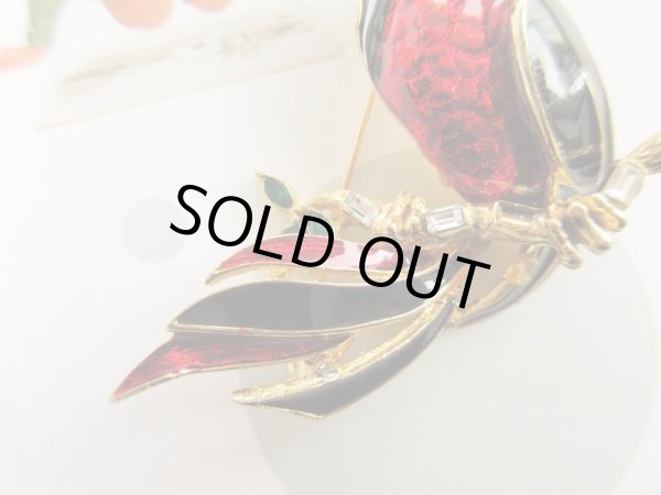 画像3: 豪華止まり木の鳥さんブローチ (3)