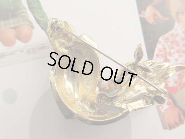 画像4: 豪華止まり木の鳥さんブローチ (4)