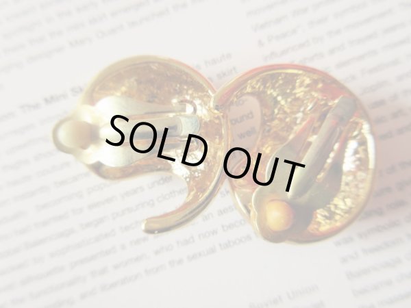 画像4: ペイズリー×ラインストーンイヤリングG (4)