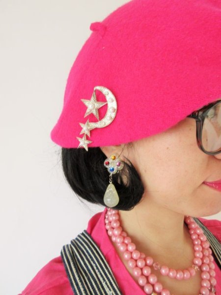 画像8: 【再入荷】未使用*お星さまとお月さまのコラボブローチ (8)