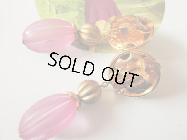 画像4: 再入荷★【軽い着け心地*】絶妙にパープルがかったピンクイヤリング (4)