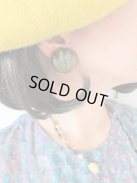 画像5: 再入荷★【ゴールドのワイヤーが効いてます*】Dead stockイタリー製イヤリング (5)