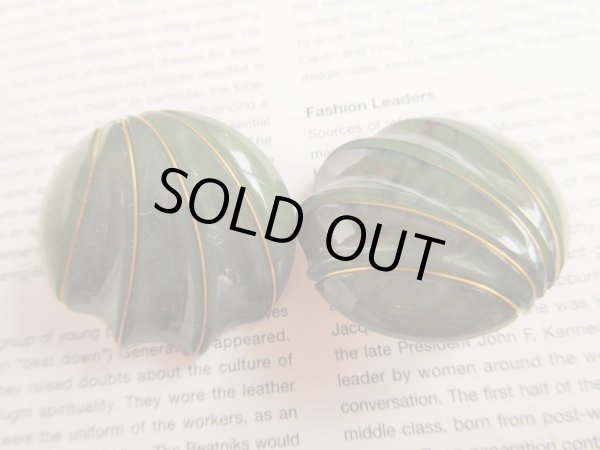 画像3: 再入荷★【ゴールドのワイヤーが効いてます*】Dead stockイタリー製イヤリング (3)