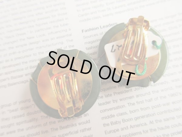 画像4: 再入荷★【ゴールドのワイヤーが効いてます*】Dead stockイタリー製イヤリング (4)