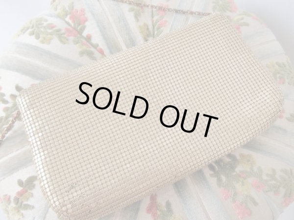 画像5: お花装飾のメタリックチェーンバッグ (5)