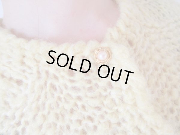 画像5: レモンミルク色ニットカーディガン (5)