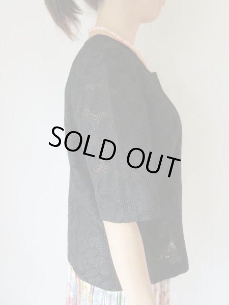 画像4: 葉っぱ模様のサマージャケット (4)