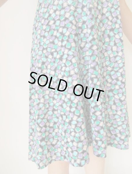 画像11: 爽やかチュールの切り替え襟ワンピース (11)