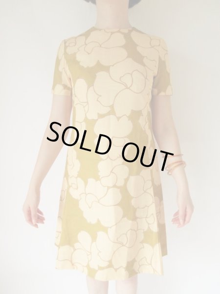 画像3: Dead stock*レトロフラワーワンピース (3)