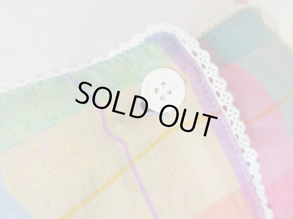 画像7: デットストック*女性らしさ引き立つチェック (7)