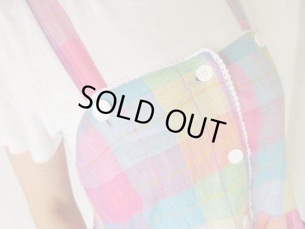 画像6: デットストック*女性らしさ引き立つチェック (6)