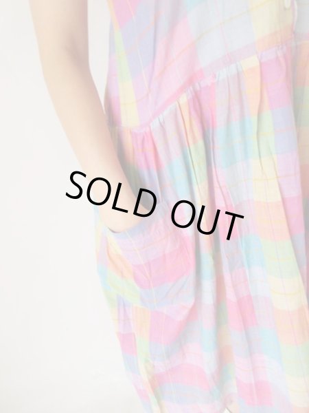 画像8: デットストック*女性らしさ引き立つチェック (8)