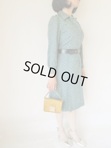 画像2: レトロカラーワンピース (2)