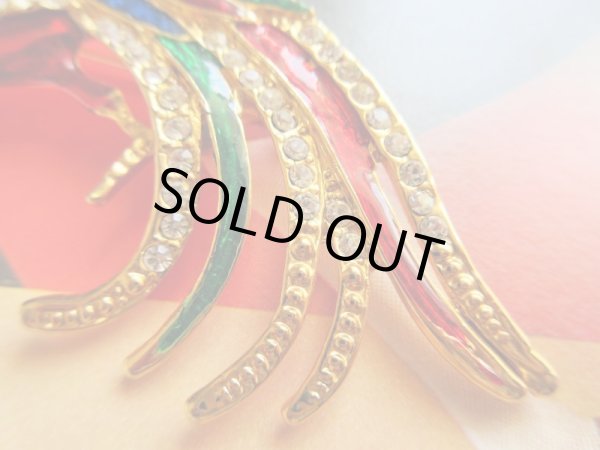 画像3: 極彩色の鳥ブローチ (3)