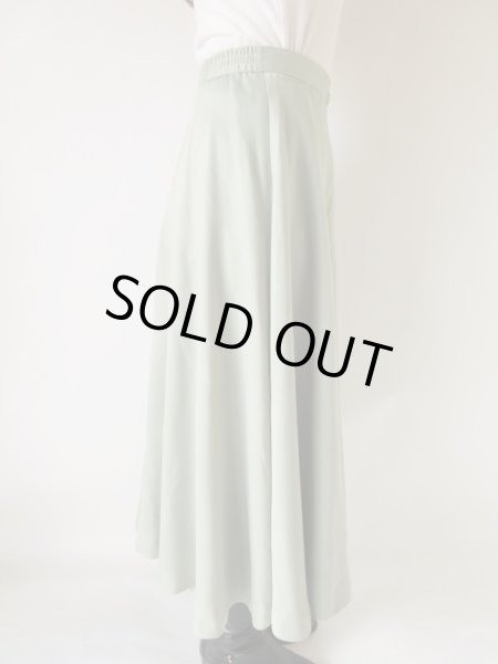 画像4: 大人のペールグリーンキュロットスカート (4)