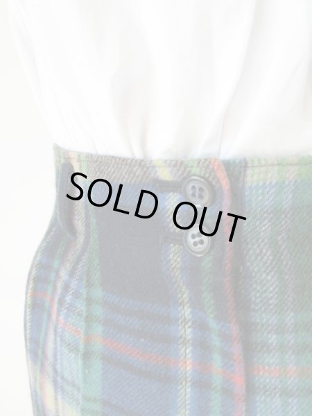 画像6: 美シルエットのチェック柄テーパードパンツ (6)