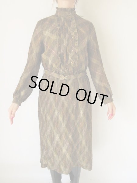 画像3: ドラマティックな細かいプリーツワンピース (3)