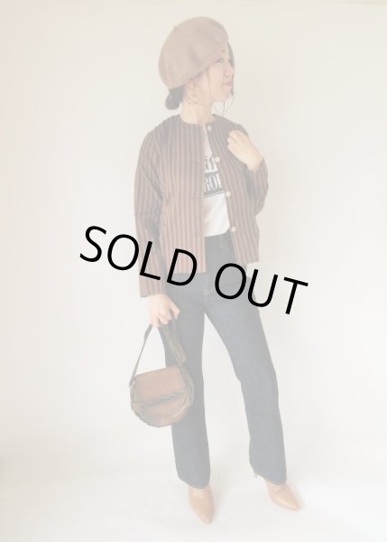 画像2: レザーの型押しデザインバッグ (2)