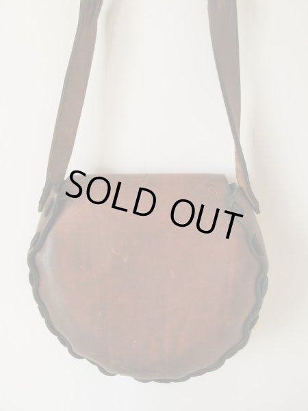 画像6: レザーの型押しデザインバッグ (6)