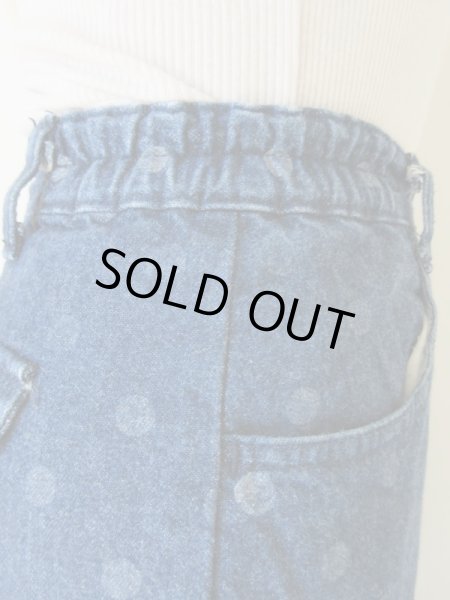 画像6: レア!水玉柄デニム (6)