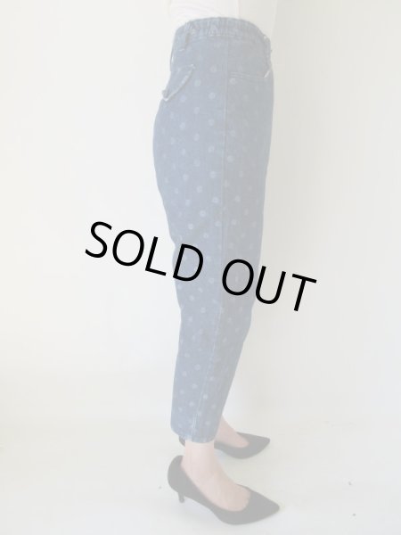 画像4: レア!水玉柄デニム (4)