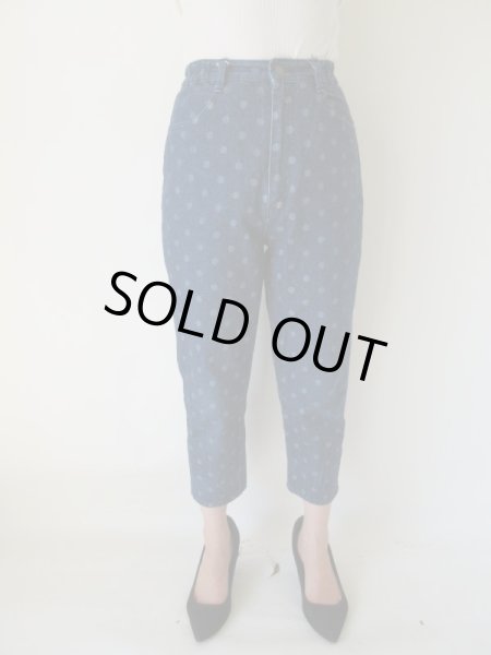 画像3: レア!水玉柄デニム (3)