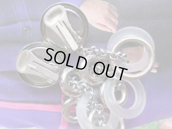 画像5: Dead stock*マルパーツのボリュームイヤリング (5)