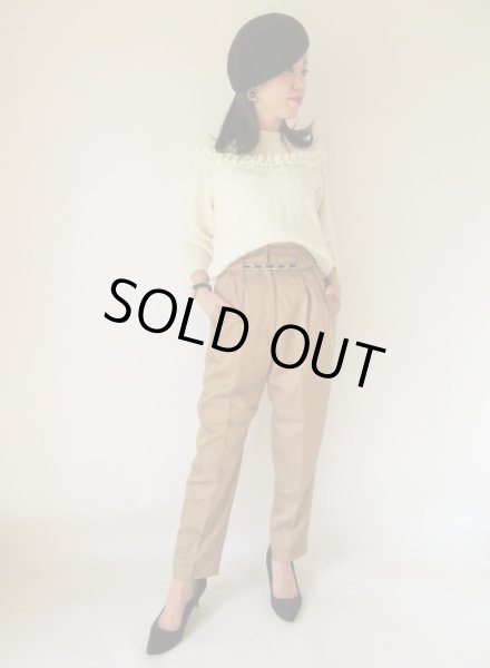 画像3: レディーのための万能テーパードパンツ (3)