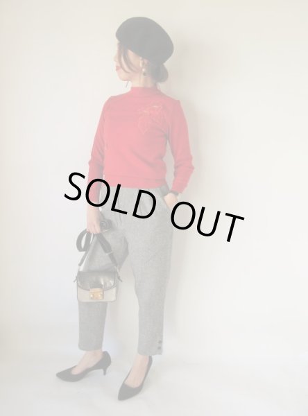 画像2: 美シルエットのテーパードパンツ (2)