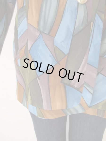 画像7: 英字ロゴボタンの大人カラーリングアウター (7)