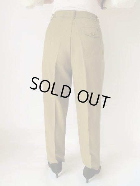 画像8: Dead stock*レディーのための万能テーパードパンツ (8)