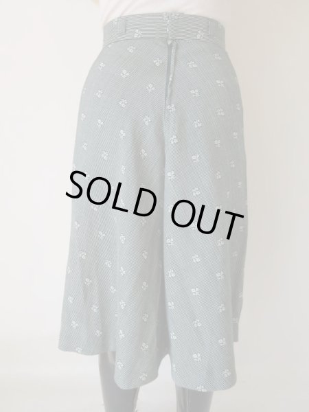 画像6: Dead stock*小花とストライプ柄スカート (6)