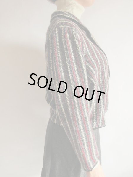 画像4: モード顔のニットジャケット (4)