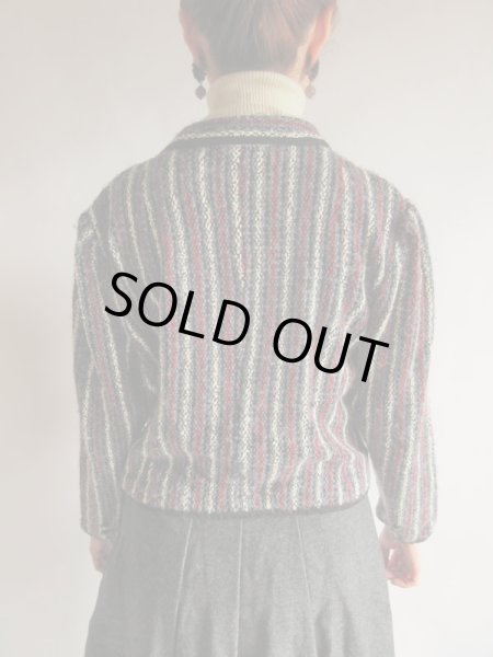 画像5: モード顔のニットジャケット (5)