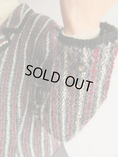 画像7: モード顔のニットジャケット (7)