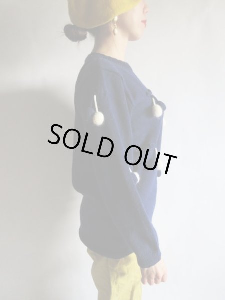 画像4: バイカラーのさくらんぼニット (4)