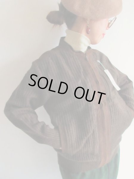 画像3: Dead stock*Hankyuレザー切り替えブルゾン 当時販売価格67000円 (3)