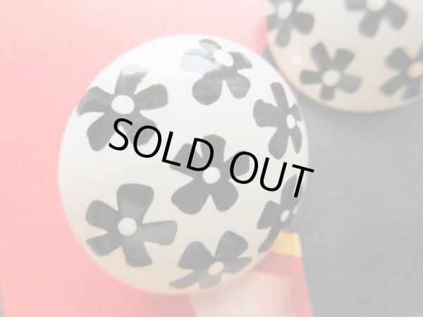 画像2: 【再入荷】Dead stock*フラワーデザインイヤリング (2)