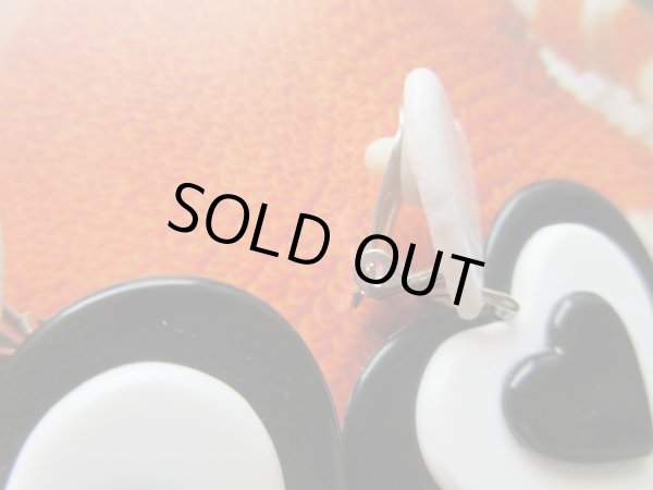 画像4: Dead stock*重ねハートイヤリングMonotone (4)