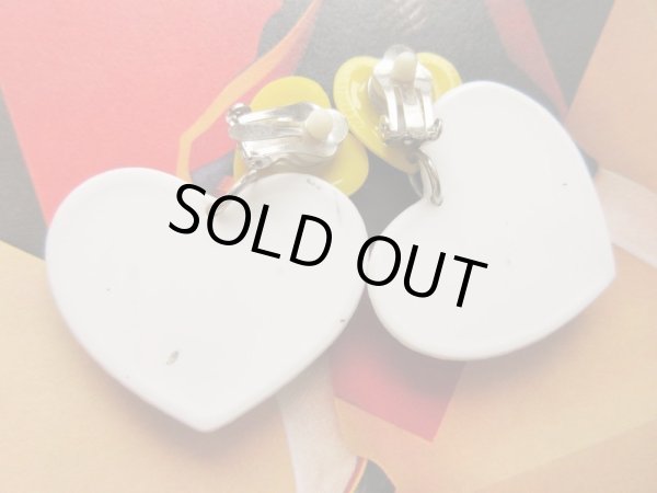 画像5: Dead stock*重ねハートイヤリングYellow (5)