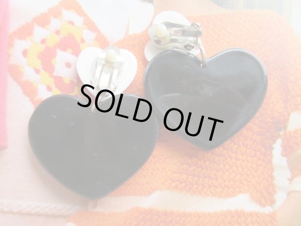 画像5: Dead stock*重ねハートイヤリングMonotone (5)