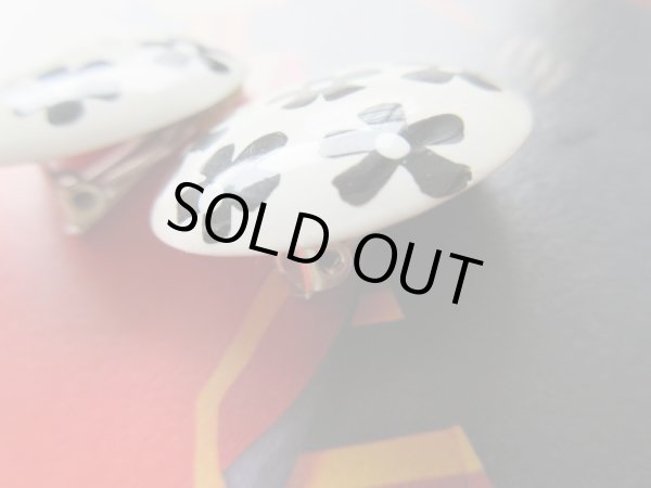 画像3: 【再入荷】Dead stock*フラワーデザインイヤリング (3)