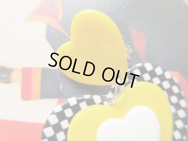 画像4: Dead stock*重ねハートイヤリングYellow (4)