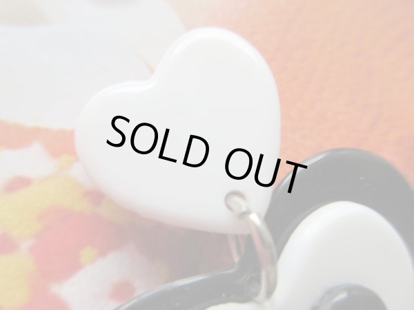 画像3: Dead stock*重ねハートイヤリングMonotone (3)