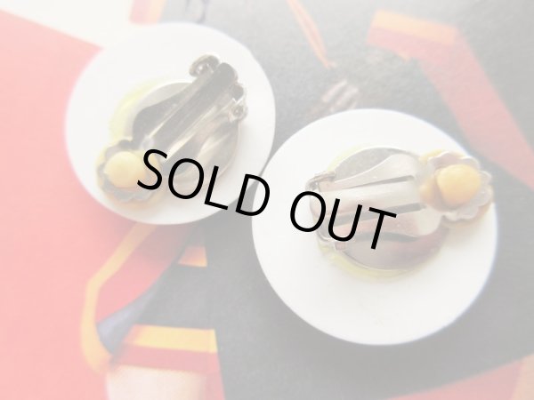 画像4: 【再入荷】Dead stock*フラワーデザインイヤリング (4)