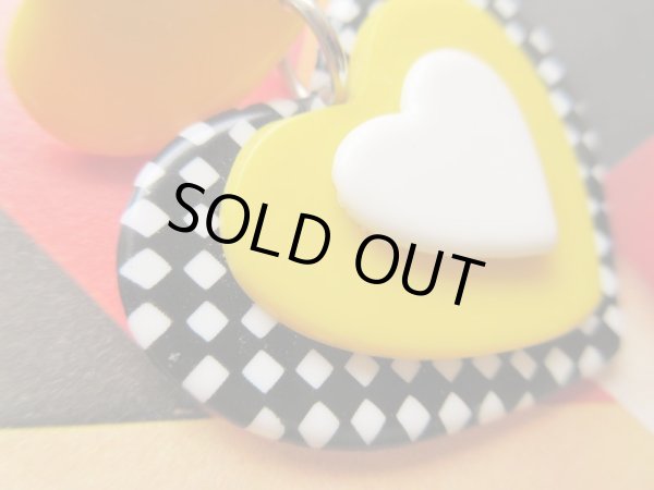 画像3: Dead stock*重ねハートイヤリングYellow (3)