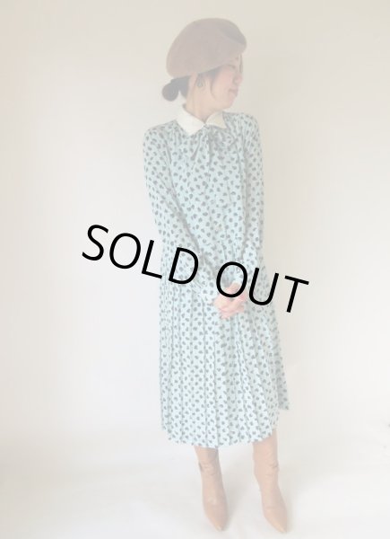 画像2: 2wayリボンの二重襟ワンピース(ゆったりサイズ) (2)