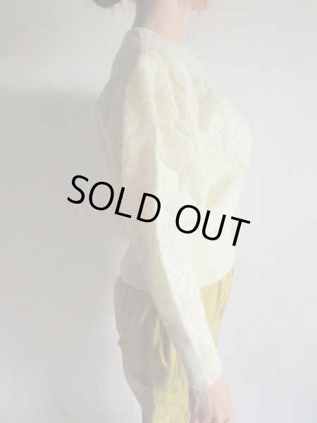 画像4: Dead stock*上品ホワイトニット (4)